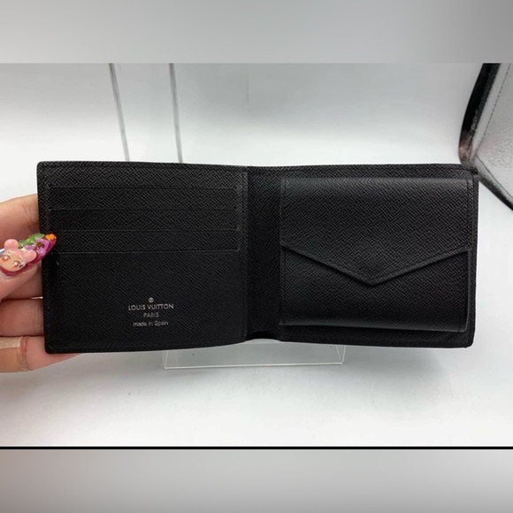 Louis Vuitton bifold wallet black graphite (mens) - Picture 2 of 9